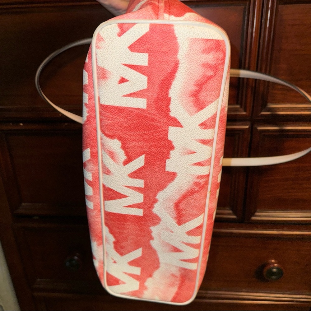 Grapefruit multi Michael Kors Tote
